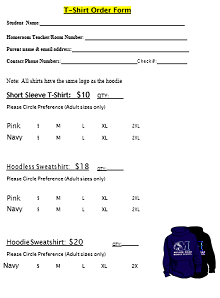 shirt order forms template