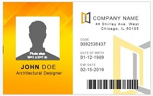 Employee ID templates