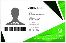 Employee ID template 