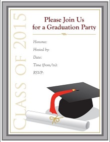 graduation bbq invitations