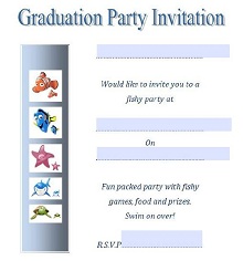 punch bowl graduation invitations