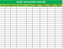 Money Goal Chart