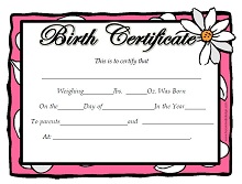 how to make a fake birth certificate that looks real