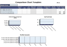 comparison chart template excel
