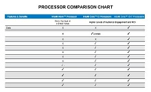 comparison chart excel template