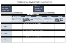 IC Professional Development Plan Template