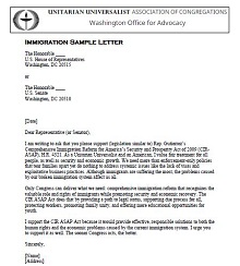 immigration letter template