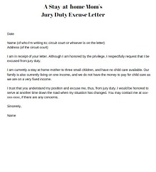 jury duty medical excuse letter template