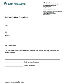 40 Jury Duty Excuse Letters Templates 2020 Excelshe