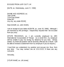 undue hardship jury duty sample letter