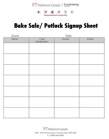 free potluck sign up sheet