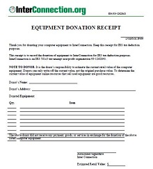 donation receipt template doc