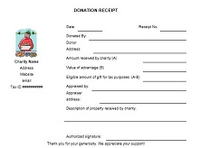 donation receipt template doc