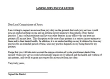 sample medical excuse letter