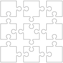 puzzle template 24 pieces