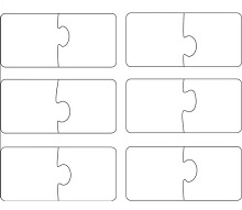 puzzle pieces template pdf