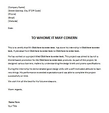 letter to whom it may concern template