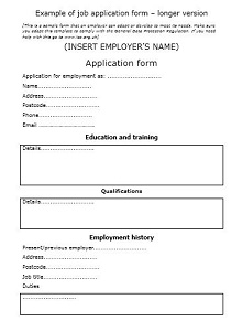 new hire employee information form