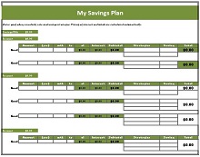goal tracking sheet template