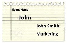 name tag template free printable