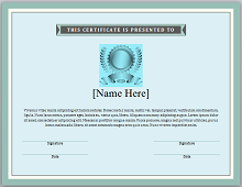 certificate of achievement free template