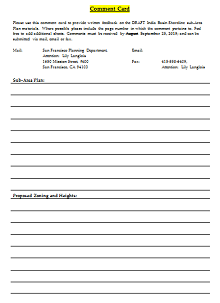 comment card template word