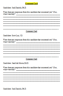 survey cards templates