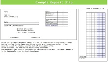 deposit slip template free