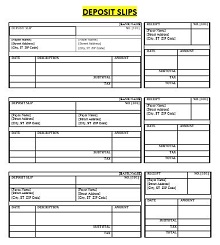 how to fill out a deposit slip