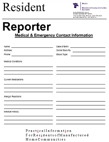emergency contact form for employee