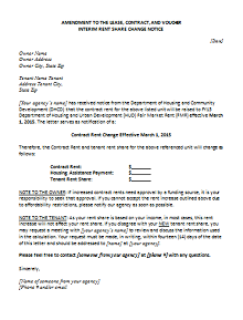 Example Rent Increase Letter