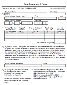 Expense Reimbursement Form Format