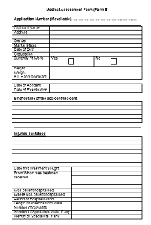 patient medical history form template, simple medical history form