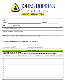 free medical history questionnaire template, 