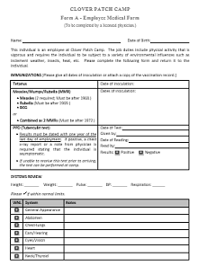 personal health record template pdf, family medical history form printable