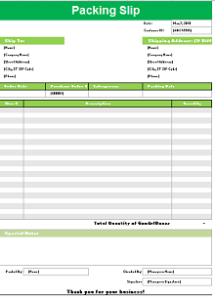 40+ FREE Packing Slip Templates [Doc, Excel] » ExcelSHE