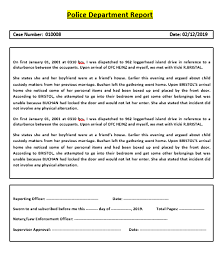 Police Report Writing Template from excelshe.com