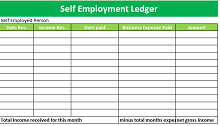 Bookkeeping Templates for Self Employed