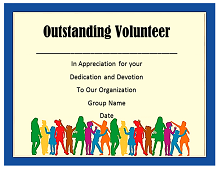 volunteer certification