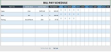 printable bill pay checklist