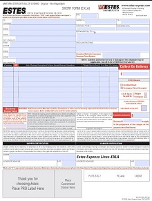 bill of lading short form pdf