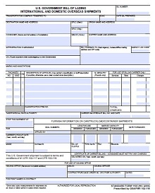 house bill of lading template