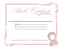 25+ FREE Birth Certificate Templates & Format » ExcelSHE Blank Certificate Templates For Word Free