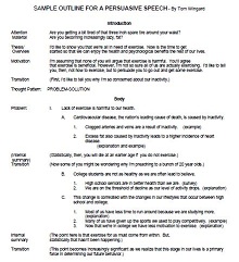 informative outline template