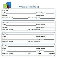 printable reading logs