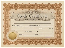 corporate stock certificates template free