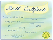 fake adoption certificate maker