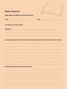 book report template pdf, free book report templates