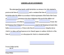 certificate of compliance template