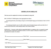 certificate of compliance template